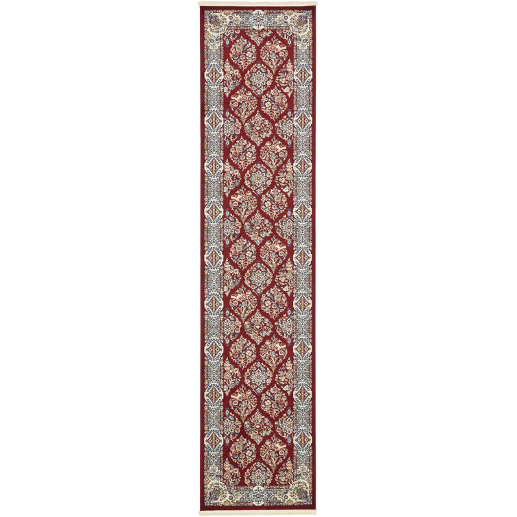 Astoria Grand Jackson Oriental Burgundy/Beige Area Rug & Reviews Wayfair